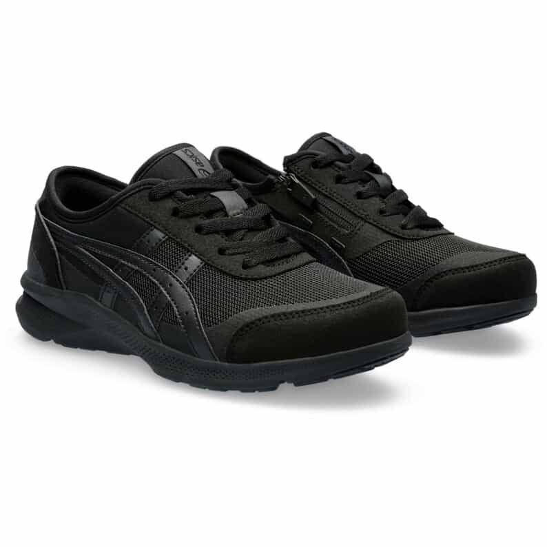 【新品・未使用】ASICS WALKING ハダシウォーカー 黒 22.5 ASICS（アシックス） レディース ウォーキングシューズ ハダシ