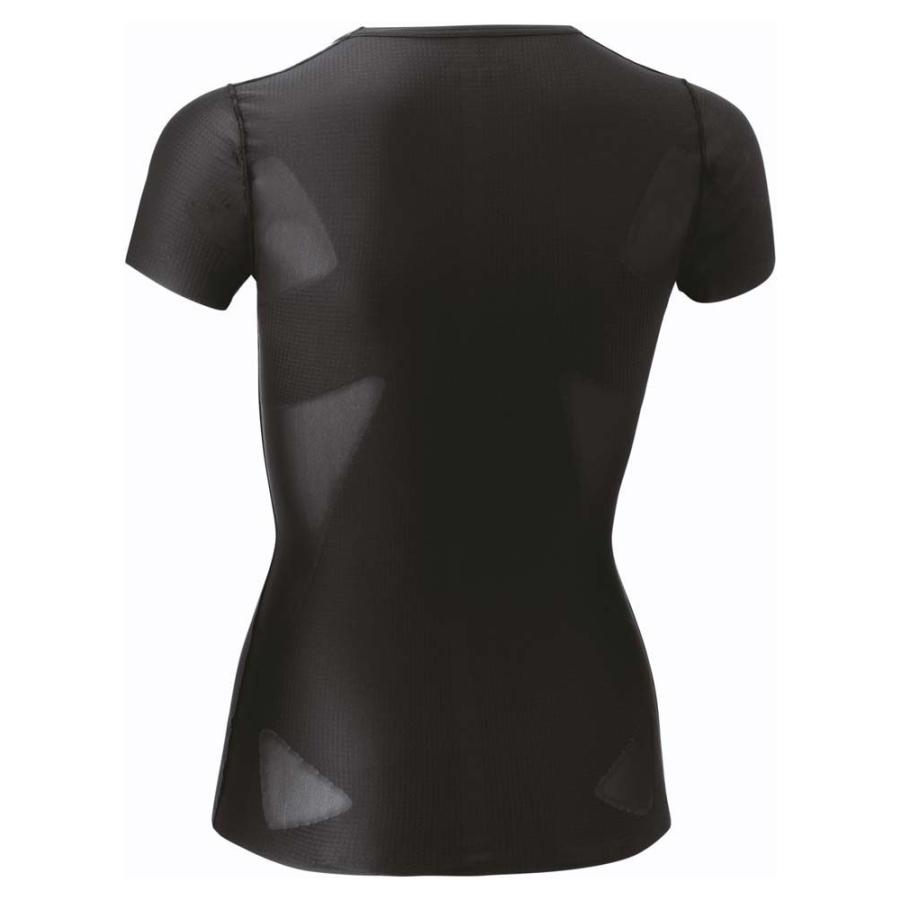 YONEX（ヨネックス） レディース Uネック半袖シャツ(ブラック・サイズ