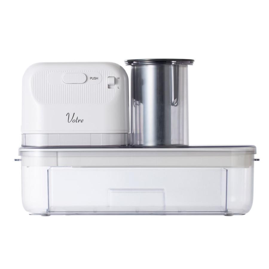 YAMAZEN YSLA-Q45-W 電動スライサー　ホワイトVotre ヴォトレ[YSLAQ45W] 返品種別A 山善（YAMAZEN） 電動スライサー ホワイト Votre ヴォトレ YSLA-Q45-W