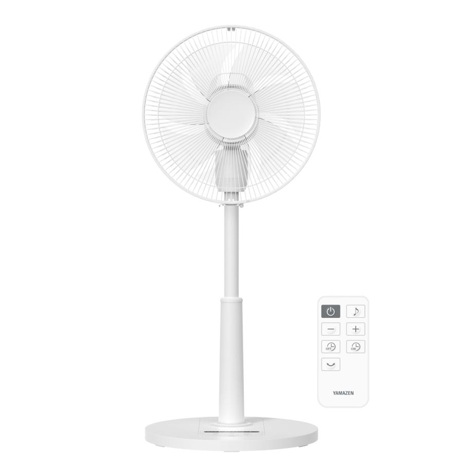 山善（YAMAZEN） (扇風機)DCモーター搭載 リビング扇(ホワイト) パワー