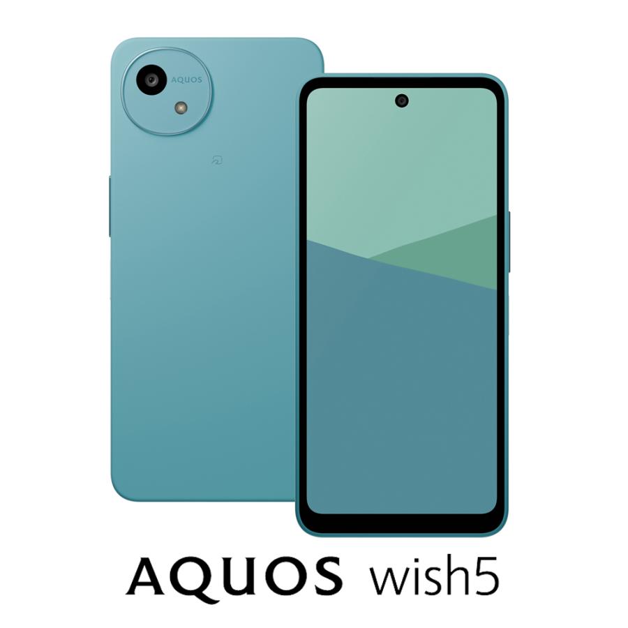SHARP シャープ スマホ AQUOS wish5 SH-M32 4G+128G ワカバ SIMフリーの商品画像（Yahoo!ショッピング）