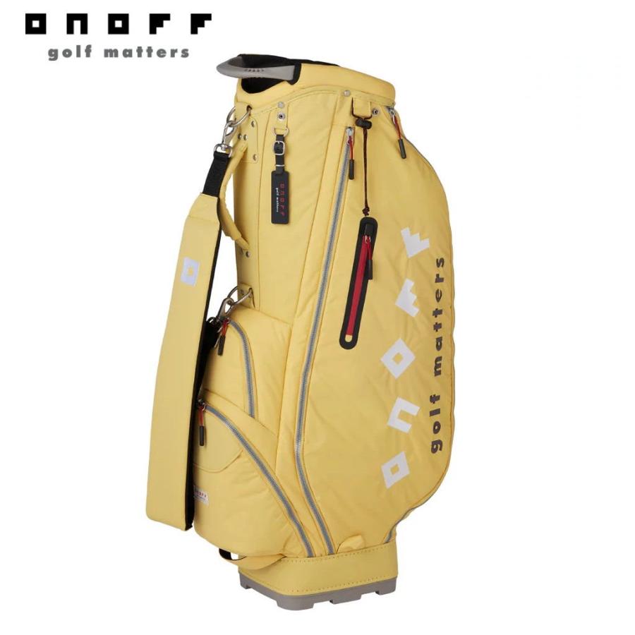 ONOFF（オノフ） キャディバッグ(イエロー・9型・47インチクラブ対応