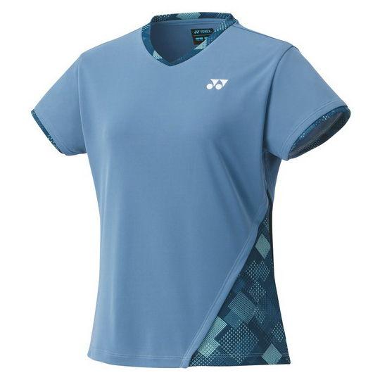 YONEX ゲームシャツ ブルー Oサイズ YONEX（ヨネックス） ジュニア ゲームシャツ(フェルトブルー・サイズ