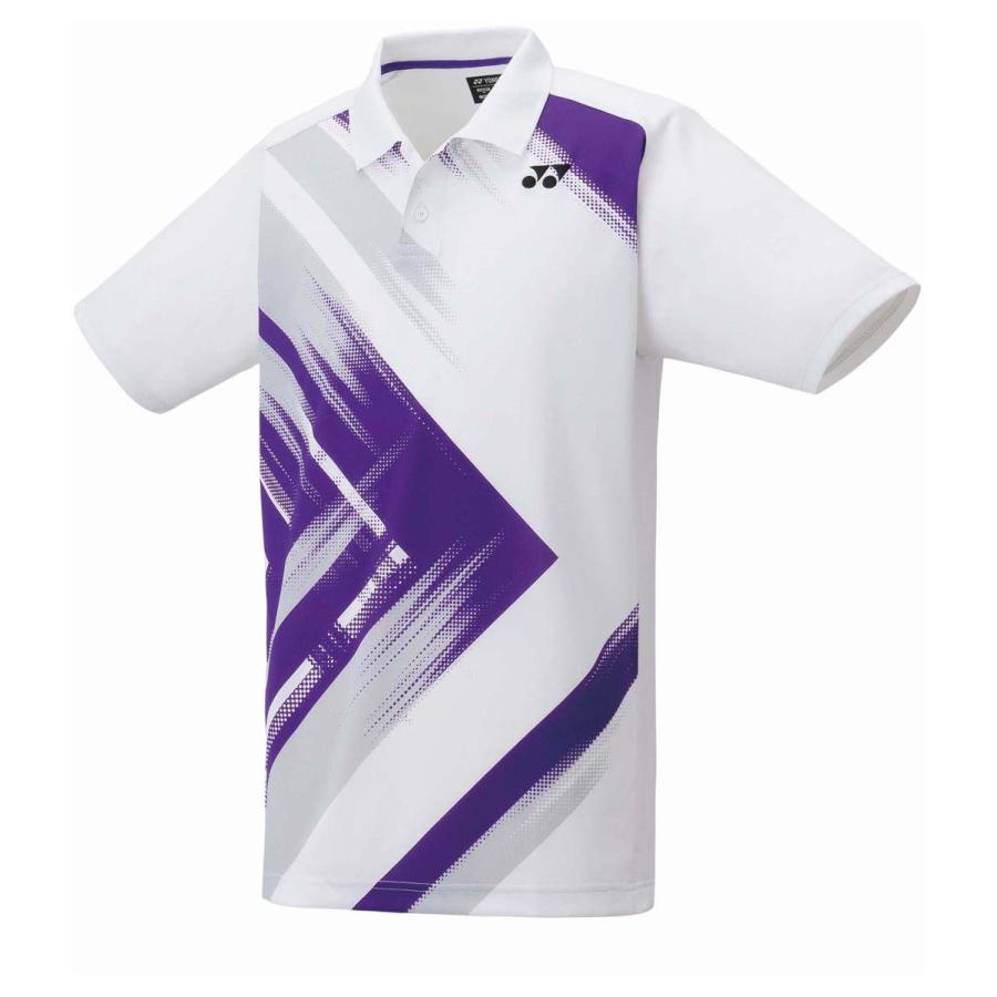 ゲームシャツ　Oサイズ　ホワイト YONEX（ヨネックス） ユニセックス ゲームシャツ(ホワイト・サイズ：O