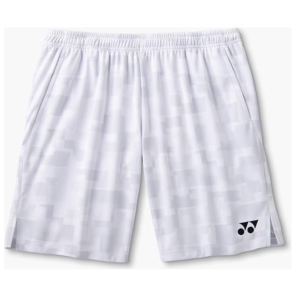 YONEX（ヨネックス） メンズ ニットハーフパンツ(ホワイト・サイズ：SS
