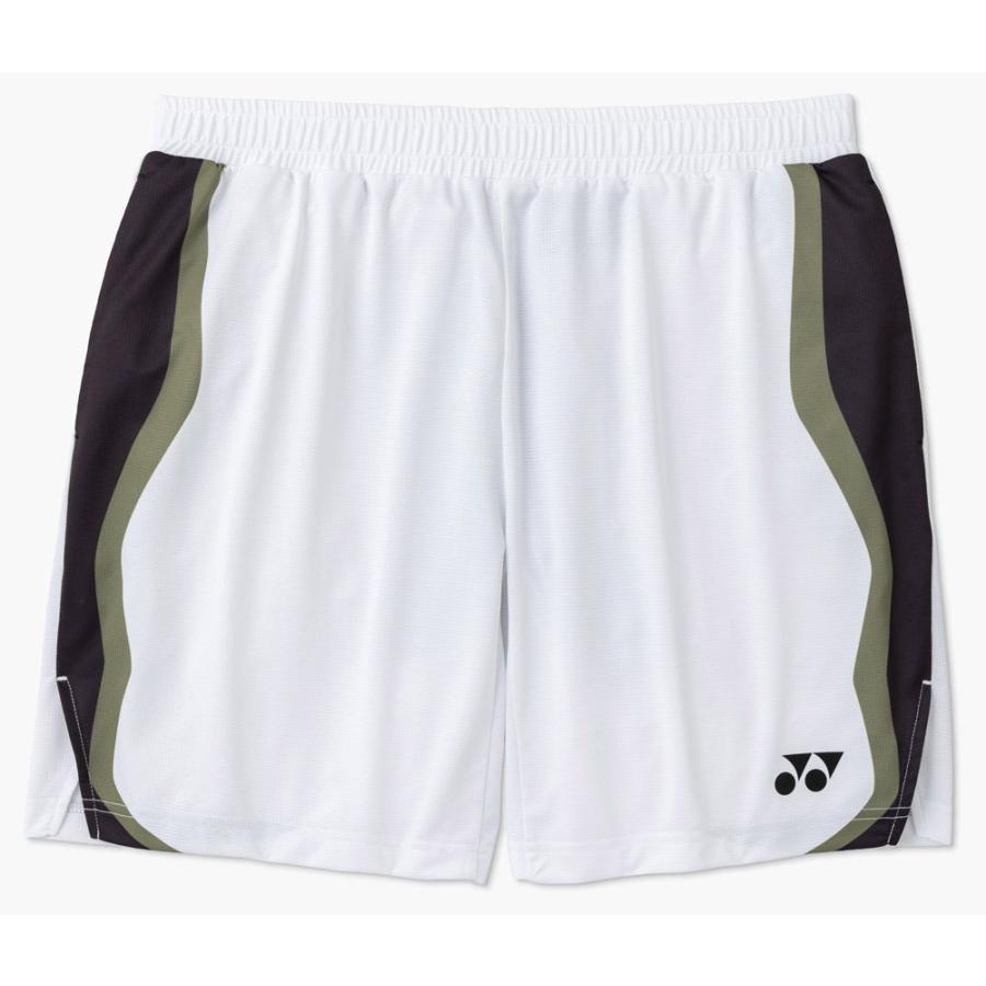 YONEX（ヨネックス） メンズ ニットハーフパンツ(ホワイト・サイズ：S