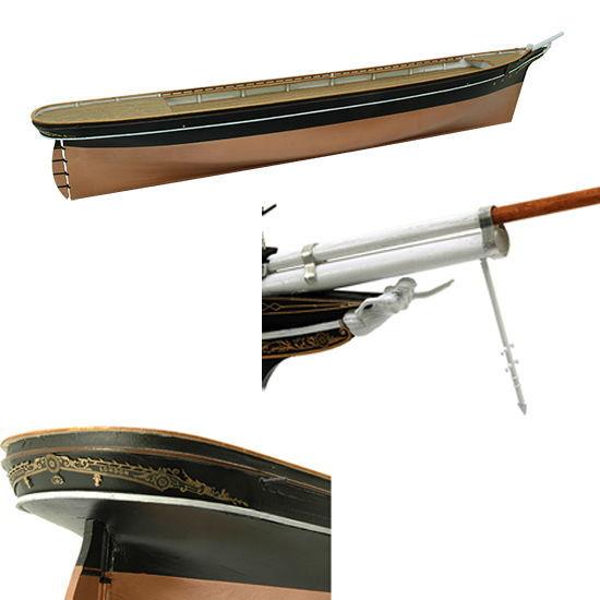ウッディジョー 1/ 80 木製帆船模型 カティーサーク(帆付き)木製組立キット 返品種別B05