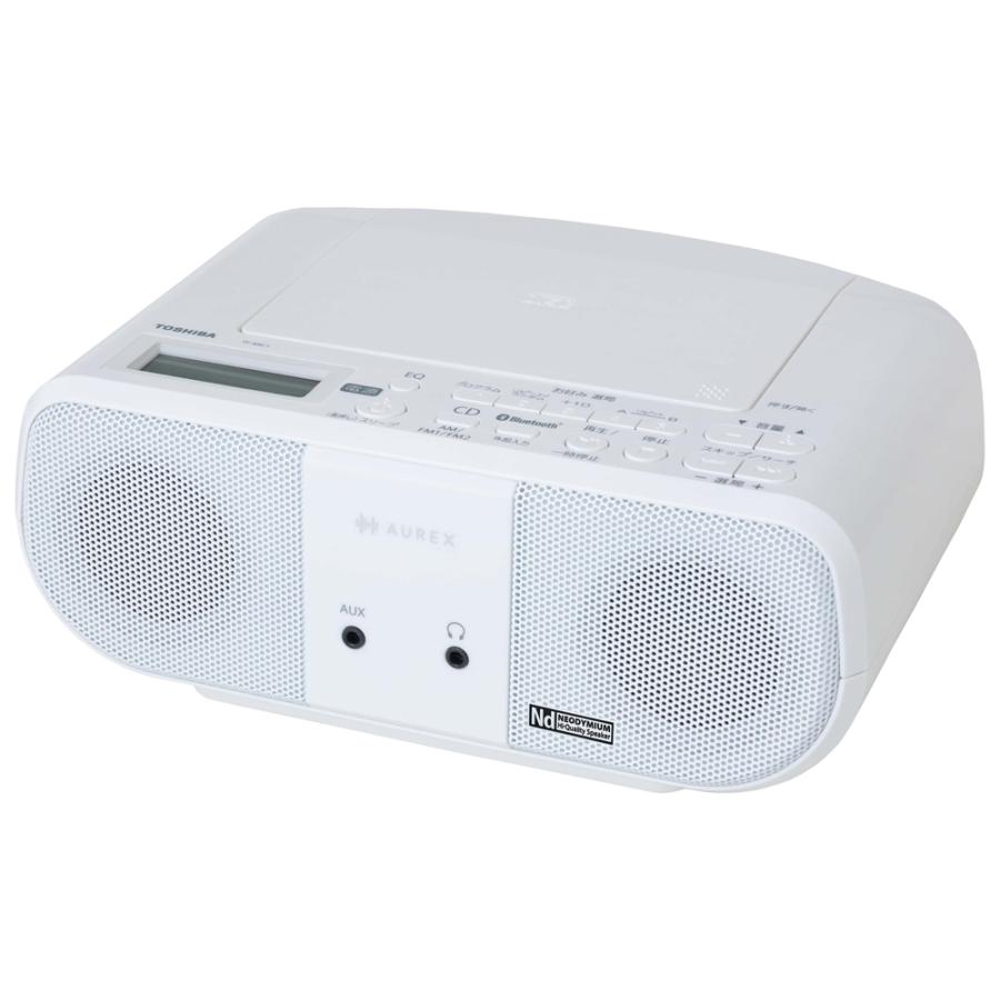 TOSHIBA（東芝） Bluetooth機能搭載CDラジオ(ホワイト) TOSHIBA AUREX