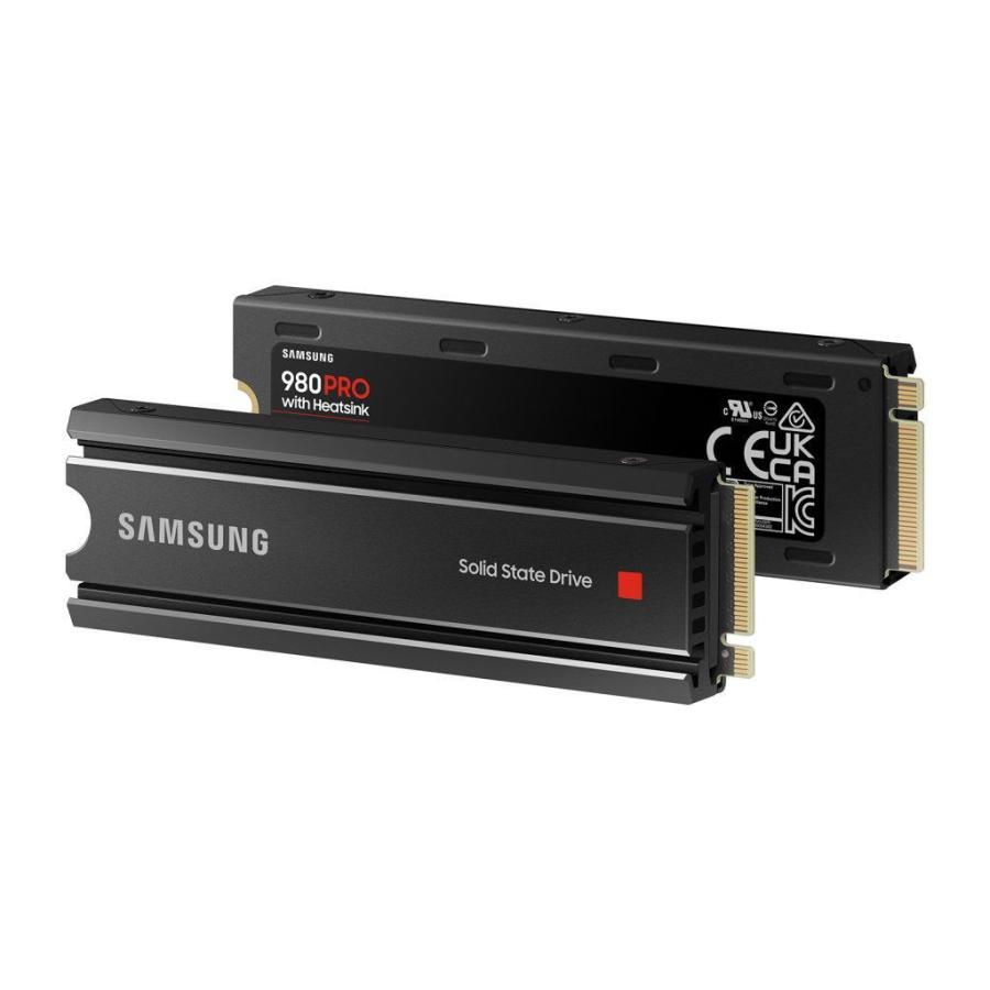 Samsung(サムスン) (PS5動作確認済み)Samsung 980 PRO 1TB ヒートシンクモデル (M.2/ NVMe) 国内正規保証品 MZ-V8P1T0C/ IT 返品種別B|Joshin web PayPayモール店|02