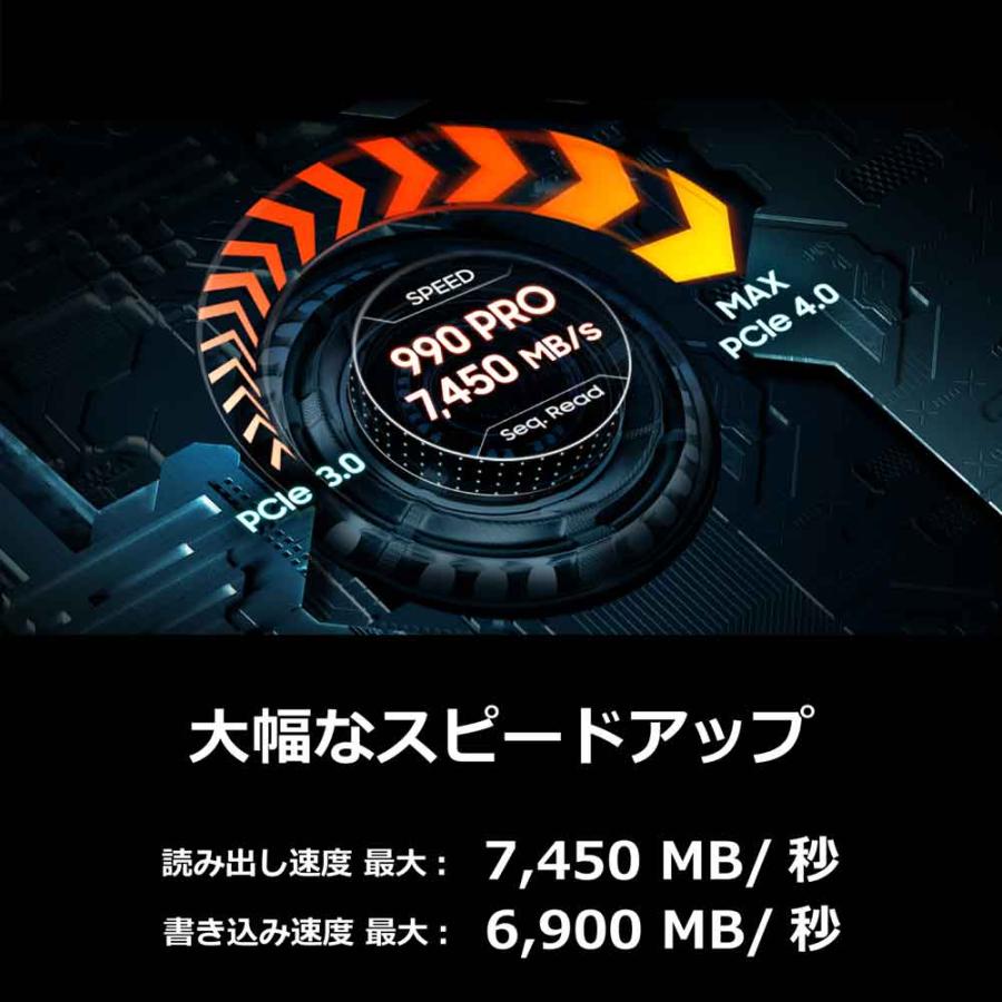 SAMSUNG Samsung｜サムスン Samsung SSD 990 PRO 2TB (M.2/ NVMe
