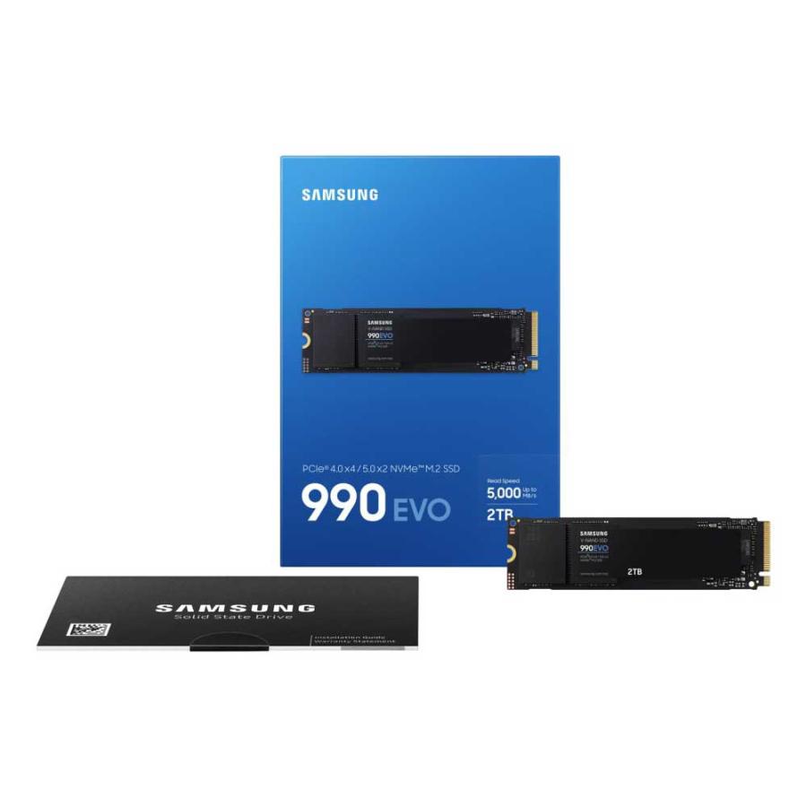 SAMSUNG Samsung(サムスン) SSD 990 EVO (M.2/ NVMe) 2TB 読み出し 
