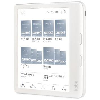 kobo 電子書籍リーダー Kobo Libra Colour (ホワイト) 7インチ 32G 防水タイプ N428-KJ-WH-S-CK 返品種別A｜joshin｜03