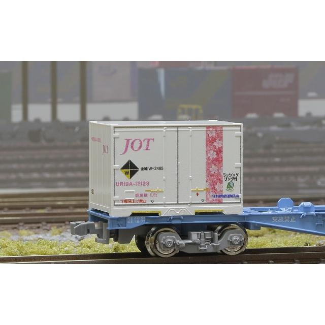 朗堂 (再生産)(N) C-1213 12fコンテナ UR19A-12000番台タイプ 桜帯