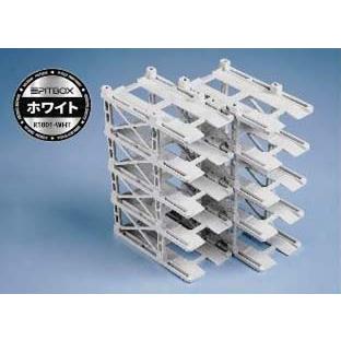PITBOX 1/ 64 立体駐車場モジュール(X10) WAVE 2 ホワイト(R1001-WHT