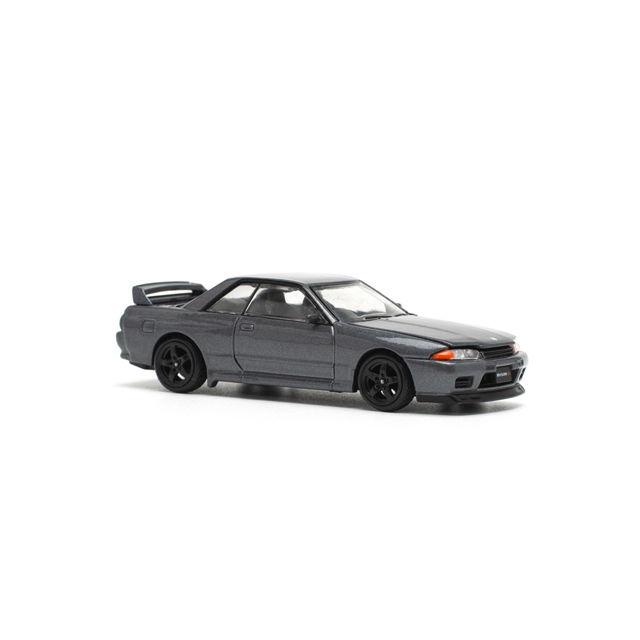 POP RACE 1/ 64 GT-R R32 GUN GREY METALLIC(PR640101)ミニカー 返品種別B｜joshin｜06