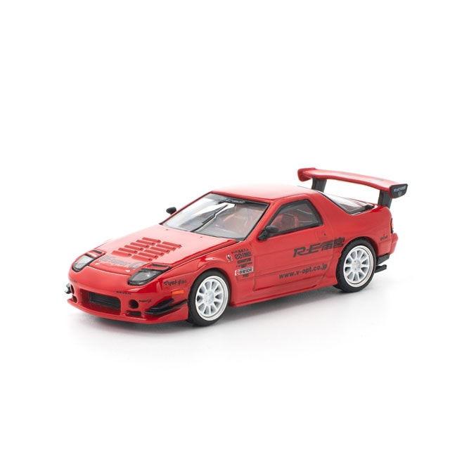 POP RACE 1/ 64 マツダ RX-7(FC3S) RE雨宮 レッド(PR640343)ミニカー