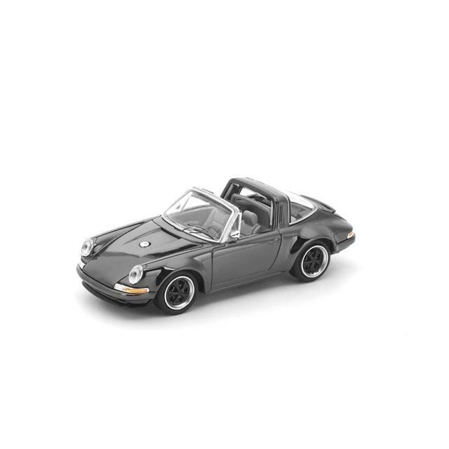 POP RACE 1/ 64 SINGER TARGA DARK CHROME(PRDC001)ミニカー 返品種別B