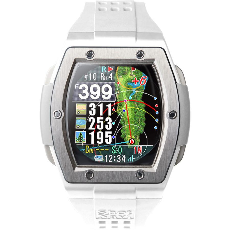 Shot Navi Crest GPSナビ ホワイト テクタイト Shot Navi Crest [White-Black] 価格比較 - 価格.com