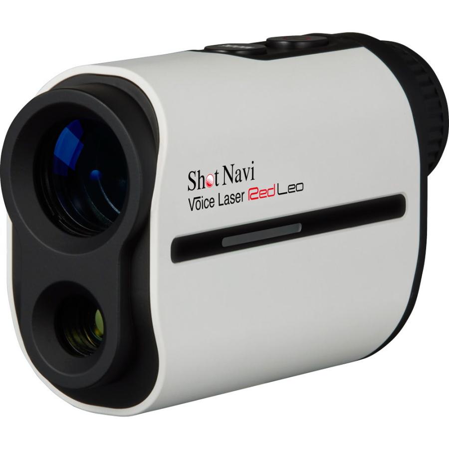 Shot Navi Voice Laser RedLeo ゴルフ用距離計　白 ShotNavi（ショットナビ） レーザー距離計測器 Voice Laser Red Leo
