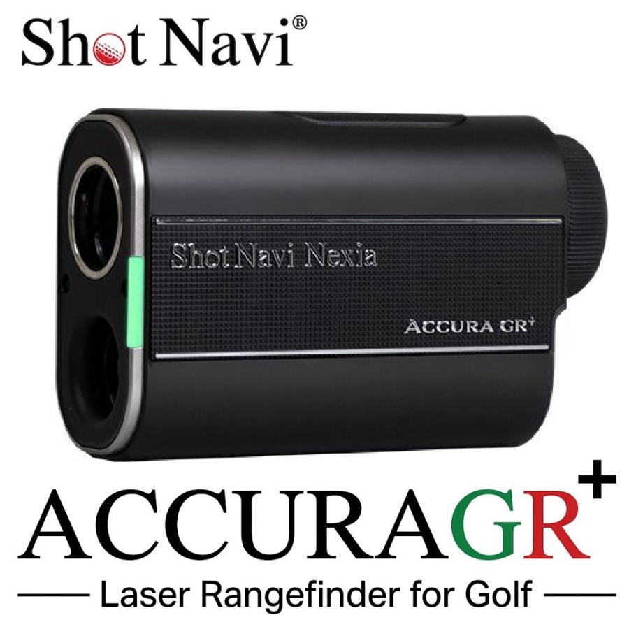 ShotNavi（ショットナビ） レーザー距離計 ACCURA GR+(ブラック) ／お