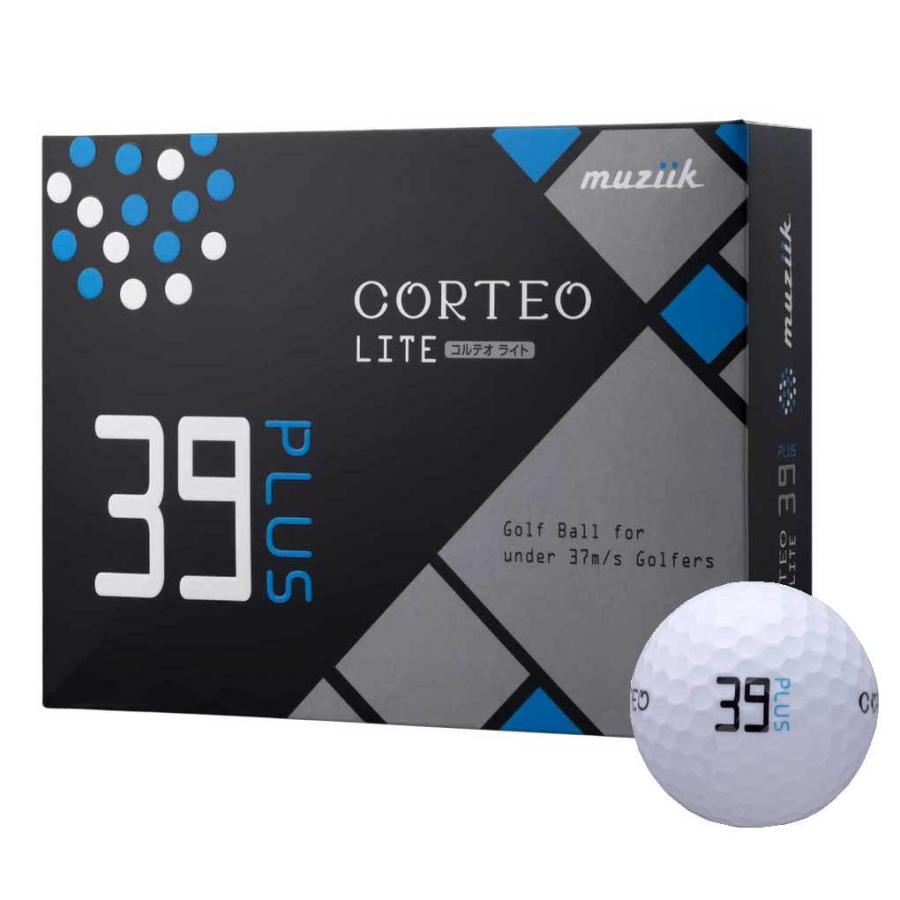 ムジーク コルテオライト ライト 39プラス ゴルフボール 1ダース 12個入り ホワイト Muziik Corteolite Lite 39 Plus Mzb Ct39wh 返品種別a Joshin Web 通販 Paypayモール