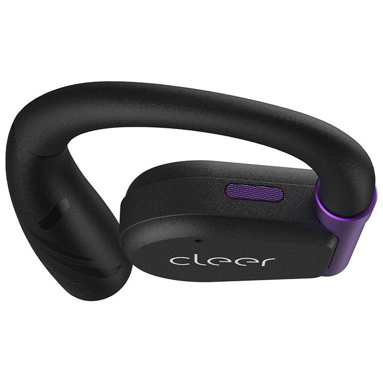 Cleer オープンイヤー型完全ワイヤレスイヤホン(Purple＆Black) Cleer