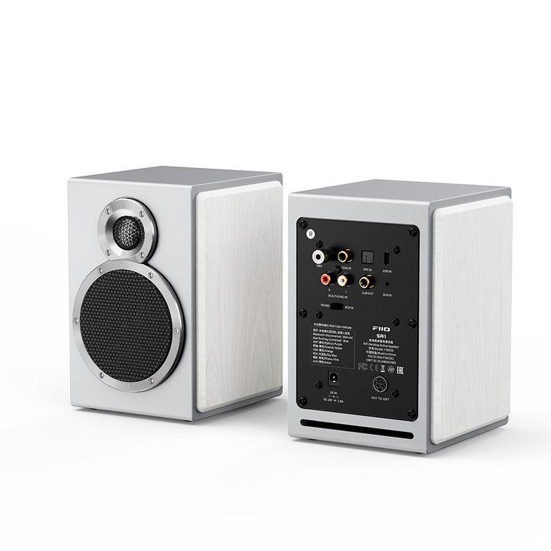 FiiO(フィーオ)アンプ内蔵デスクトップスピーカー  White FIO-SA1-W ［ハイレゾ対応 /2本］