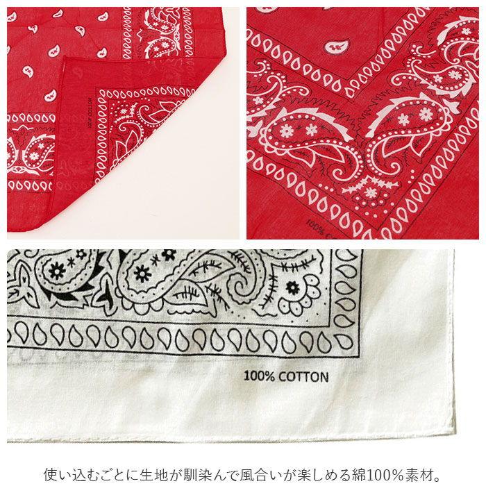 BACKYARD FAMILY(バックヤードファミリー) PAISLEY BANDANNA(LIGHTGRAY) 返品種別A｜joshin｜08