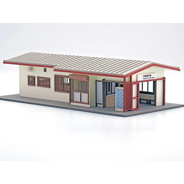 あまぎモデリングイデア (N) ACM-041 地方駅舎/ 武蔵横手駅タイプ(ペーパーモデルキット) 返品種別B｜joshin｜02