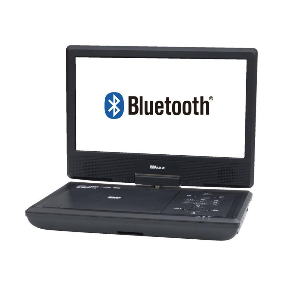 Wizz 10.1インチ ポータブルDVDプレーヤー WPD-BT1070の商品画像（Yahoo!ショッピング）