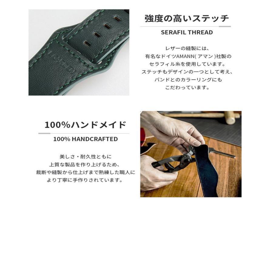 EGARDEN(エガーデン) Apple Watch 44mm/ 42mm用 GENUINE LEATHER STRAP(イエロー) EGD20586AW 返品種別A｜joshin｜06