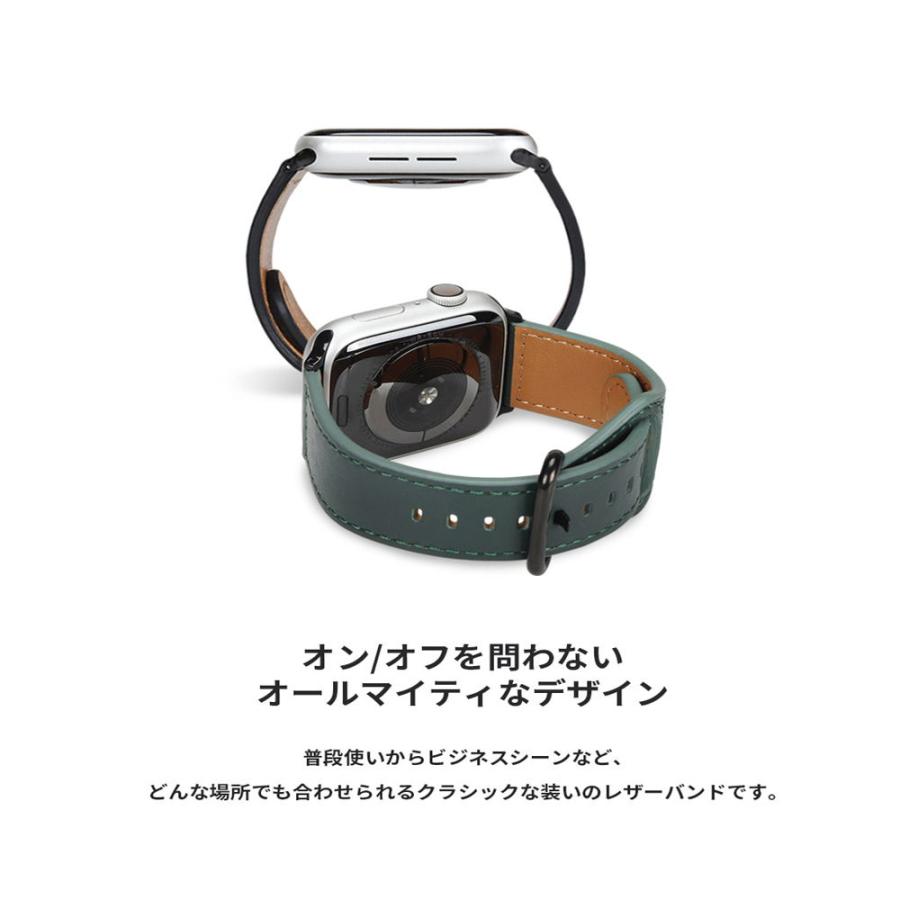 EGARDEN(エガーデン) Apple Watch 44mm/ 42mm用 GENUINE LEATHER STRAP(イエロー) EGD20586AW 返品種別A｜joshin｜07