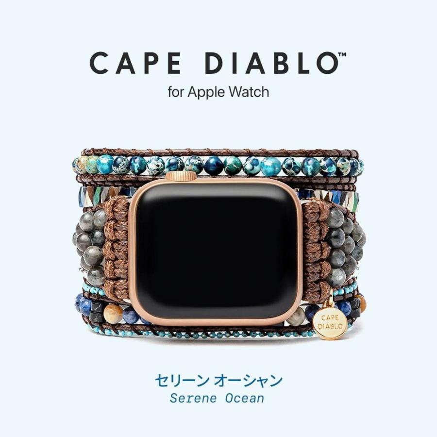 cape diablo Apple Watch Ultra/SE/Series 8/7/6/5/4/3/2/1 [ 49mm 45mm 44mm 42mm 41mm 40mm 38mm ](Sサイズ) ラップブレスレット風 CD25118AW 返品種別A｜joshin｜04