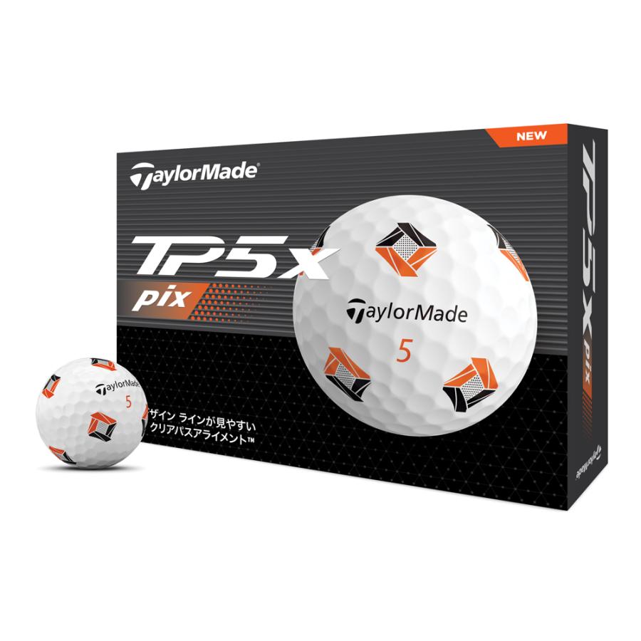 TaylorMade テーラーメイド TP5x pix ゴルフボール 2024年モデル 1 