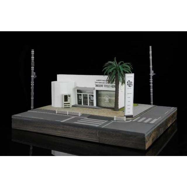モーターへリックス 1/ 64 LIBERTY WALK 名古屋本店 #1 ジオラマ