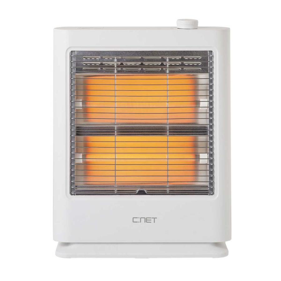 C:NET（シィー・ネット） 電気ストーブ(ホワイト) (暖房器具)C:NET