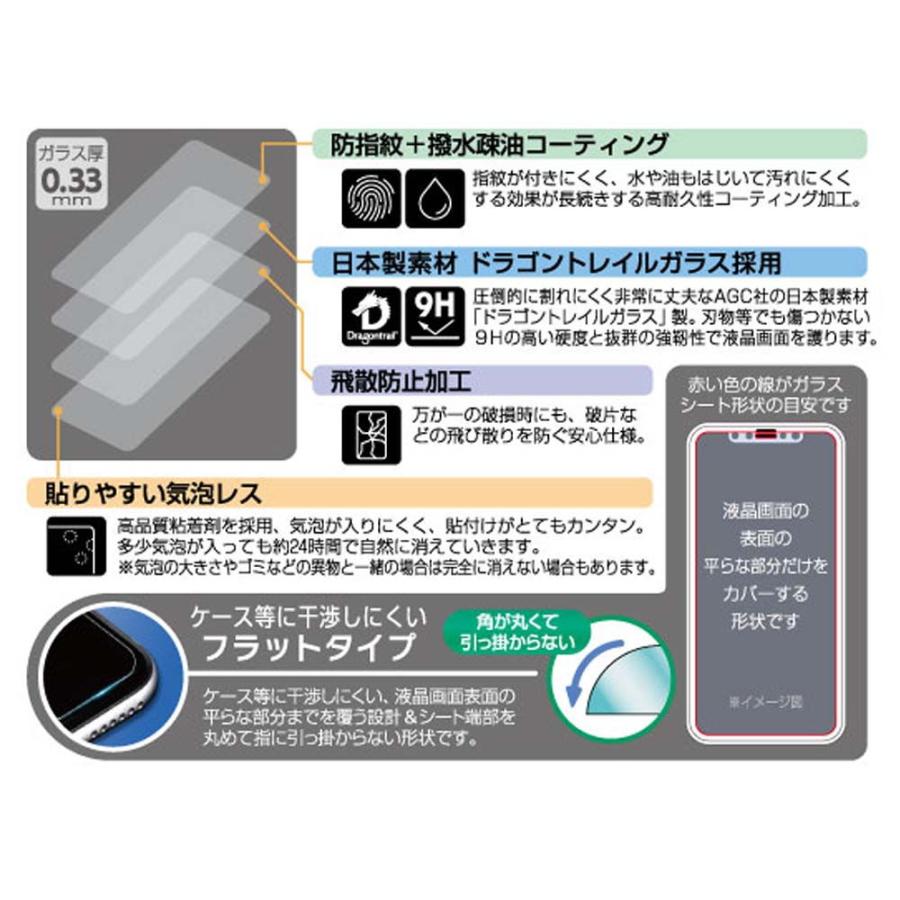 マイキー iPhone 12 Pro Max用 液晶保護ガラス ドラゴントレイル0.33 ハイクリアー B16-23311DT 返品種別A｜joshin｜03