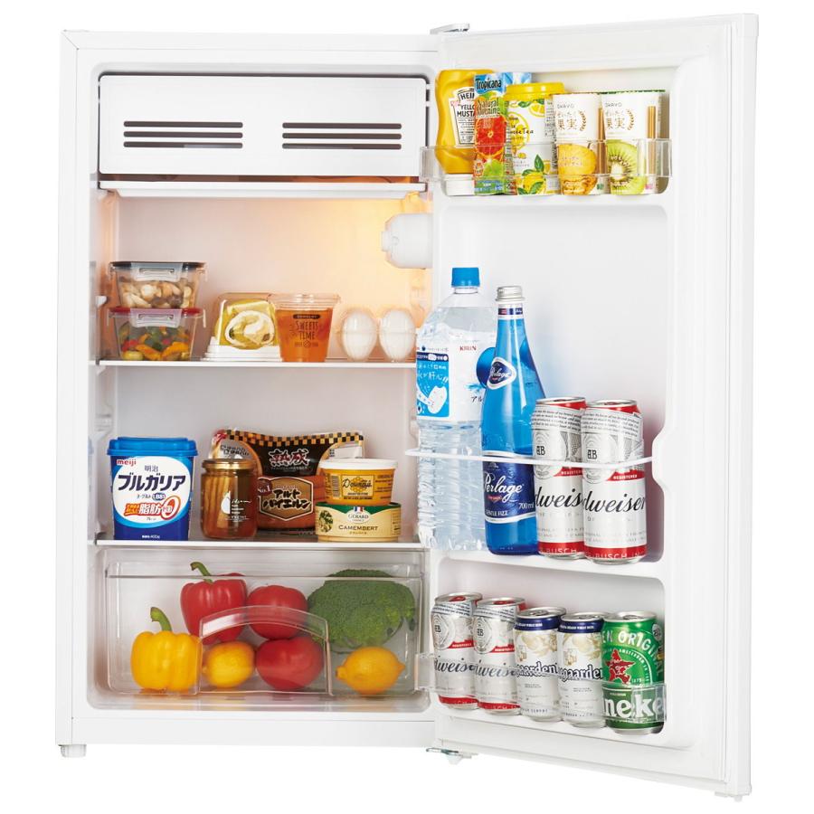 Haier ハイアール 90L 1ドア冷蔵庫(直冷式)ホワイト(右開き) JR Haier ハイアール 90L 1ドア冷蔵庫(直冷式)ホワイト(右開き) JR