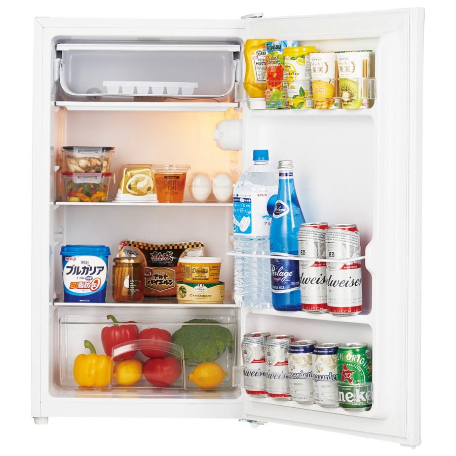 Haier ハイアール 90L 1ドア冷蔵庫(直冷式)ホワイト(右開き) JR Haier ハイアール 90L 1ドア冷蔵庫(直冷式)ホワイト(右開き) JR