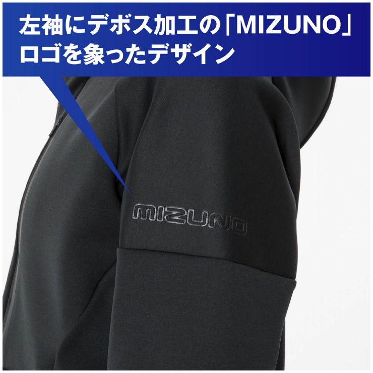 ミズノ ストレッチスウェットフーディ(グレー杢・サイズ：2XL) 返品種別A｜joshin｜04