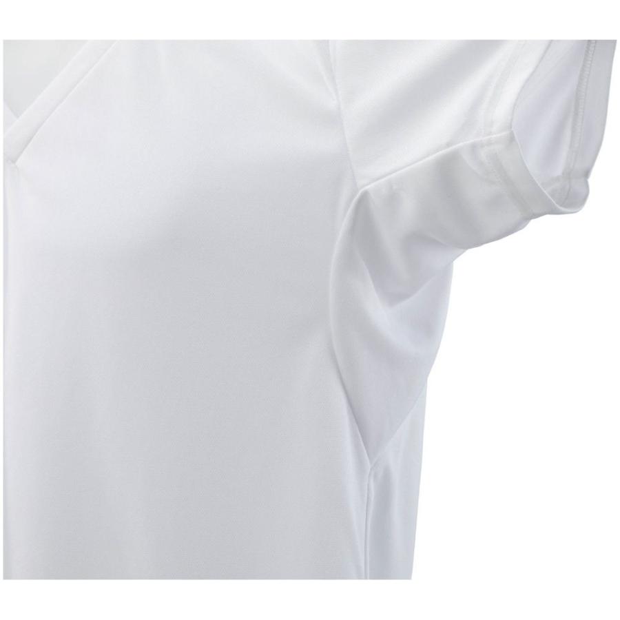 ミズノ メンズ アイスタッチ クイックドライ アンダー Vネック 半袖シャツ(ホワイト・サイズ：L) 返品種別A｜joshin｜04