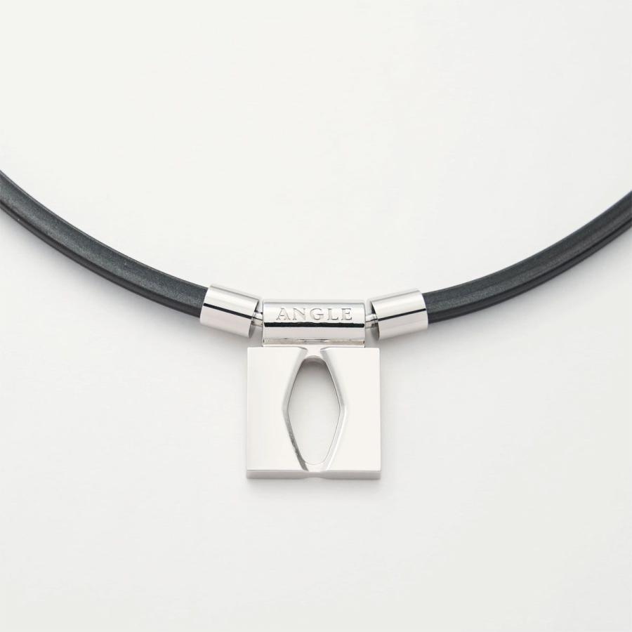 【新品•正規品】ANGLE アングル ｅ. モデル 01 ネックレス プラチナL アングル e.モデル 01 ネックレス プラチナ ブラック 【通常
