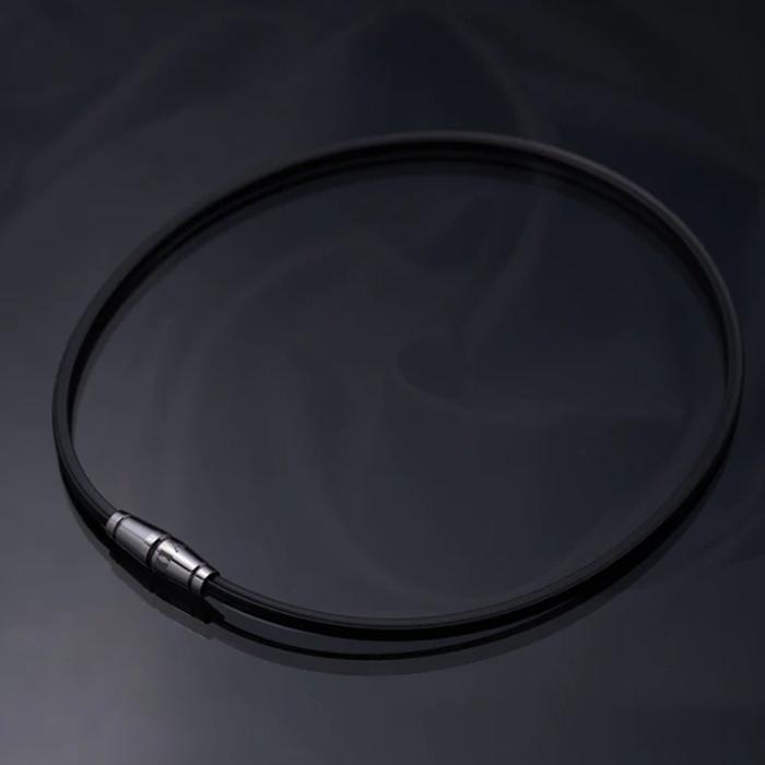 アングル e. モデル 02 ネックレス(プラチナ・サイズ：M 45cm) ANGLE e