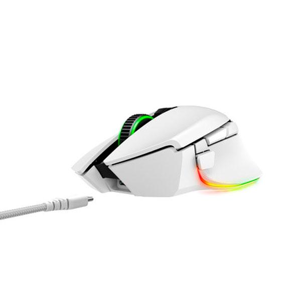 Razer (国内正規品)ワイヤレスゲーミングマウス 11ボタン Basilisk V3 Pro White Edition RZ01-04620200-R3A1 返品種別Aの画像