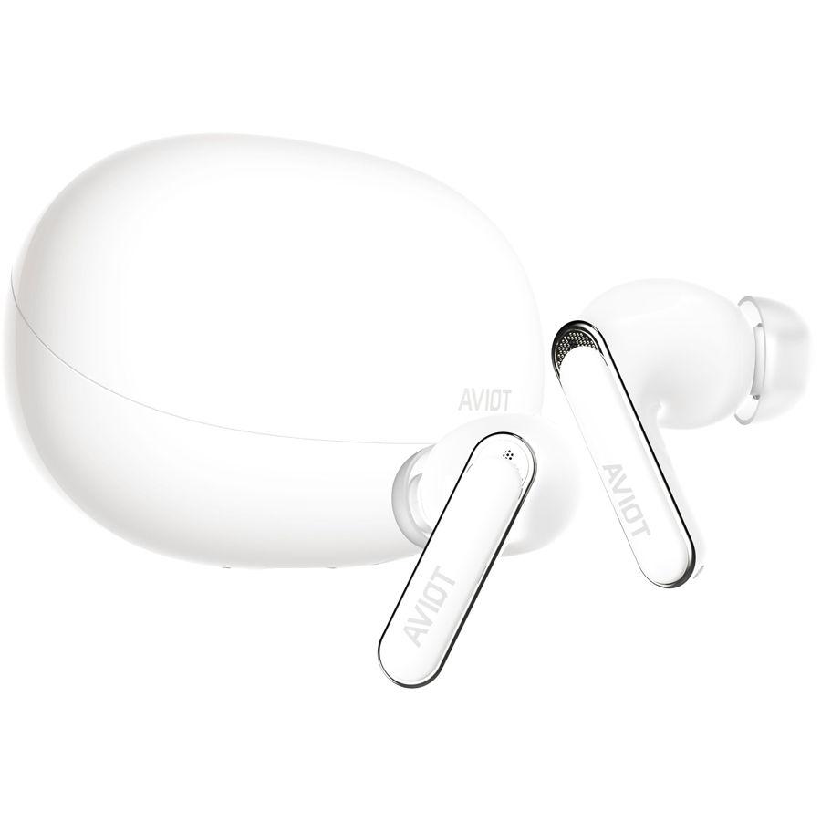 AVIOT ノイズキャンセリング機能搭載 完全ワイヤレスBluetoothイヤホン(ホワイト) TE-U1-WH 返品種別A | AVIOT