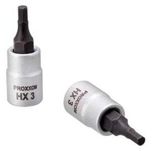 PROXXON（プロクソン） ヘックスビットソケット 3mm HX3 1/ 4 1本 No