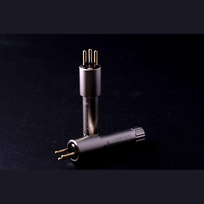 【仮想アース】SPACE LINK ・PPL正規品 光城精工 CRYSTAL-EPXH-X2 プラグ型仮想アース（XLRオス プラグ）x2個