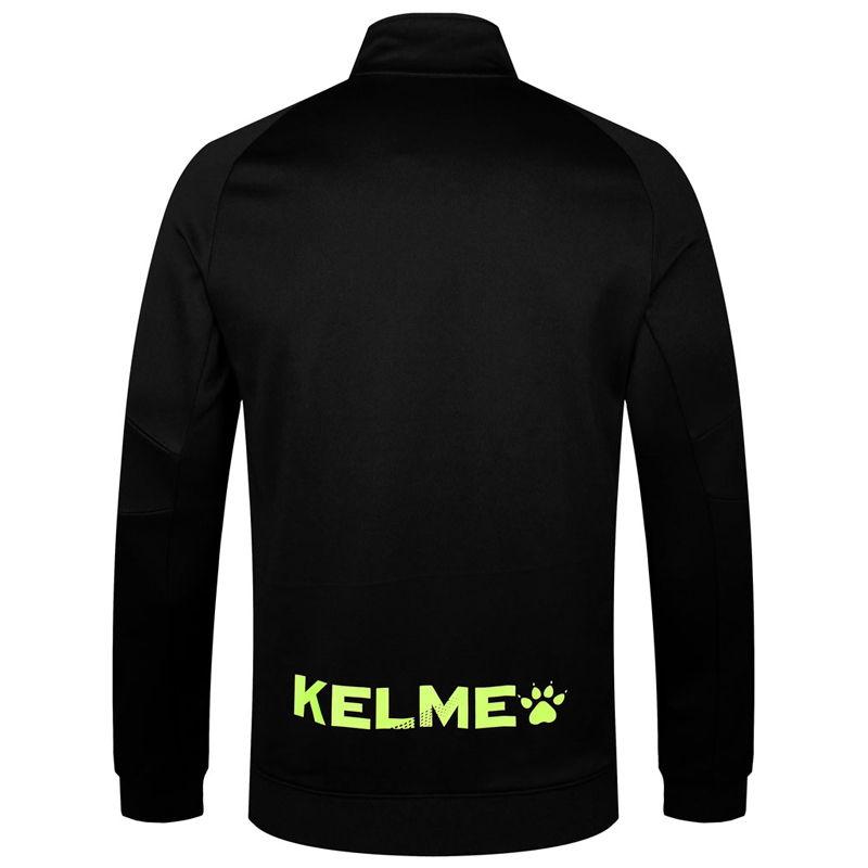 KELME(ケレメ) サッカー・フットサル用 トレーニングジャケット(ブラック×ネオンイエロー・サイズ：2XL) 返品種別A｜joshin｜02