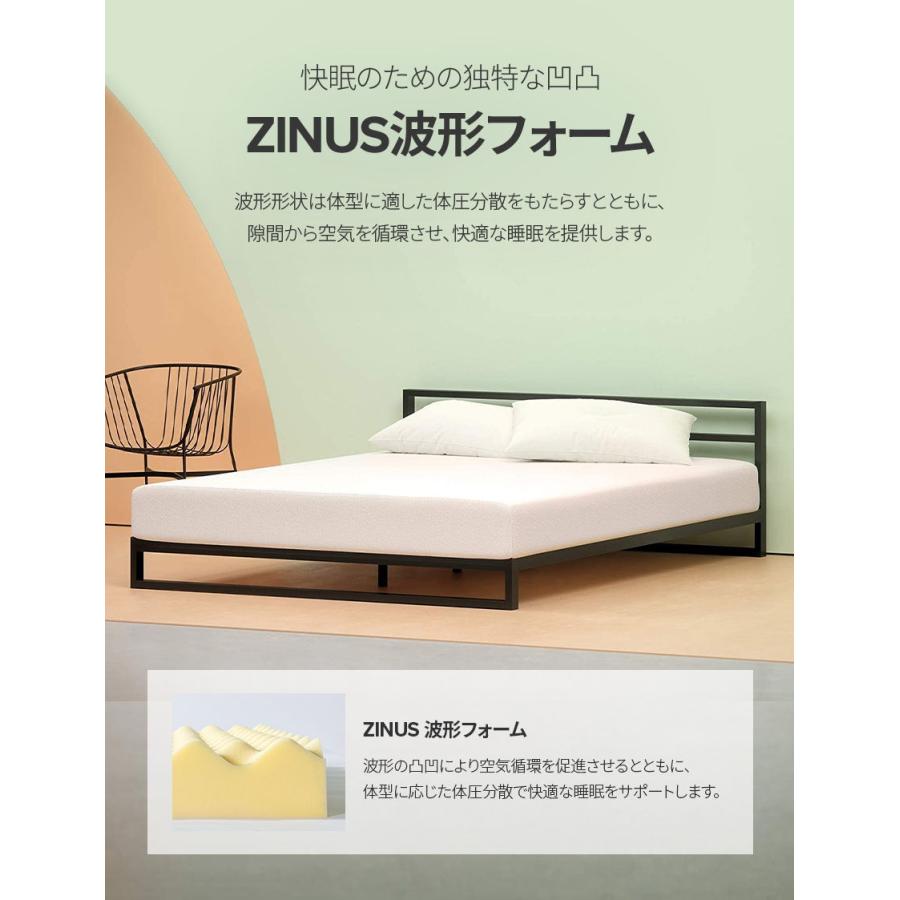 ZINUS JAPAN(ジヌス) GreenTea 低反発マットレス 20cm SD(セミダブル) ZJ-GTFM-8SD 返品種別A｜joshin｜07