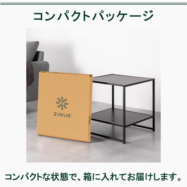 ZINUS JAPAN(ジヌス) Modern Studio Collection Square サイドテーブル ブラウン ZJ-ET-2020Q 返品種別A｜joshin｜10